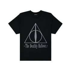 Model: FAHP2126_BLACK Black Halloween T-shirt With Logo Print, Black Cotton Fandom T-shirt, Harry Potter Toys, Superhero Toys, Harry Potter Jewelry, Harry Potter Wand, Harry Potter Collection, Harry Potter Outfits, Disney Collectables