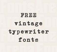 Free vintage typewriter fonts — FontsArena Tripod Tattoo, Free Typewriter Font, Typewriter Font Tattoo, Old Typewriter Font, Typewriter Fonts, Dafont Fonts, Writing Machine, Fonts Handwriting Alphabet, Fonts Quotes