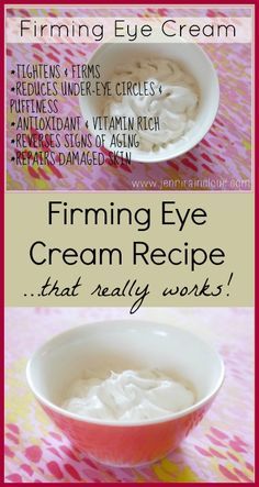 DIY Firming Eye Cream Eye Cream Recipe, Diy Eye Cream, Oil Cleansing, Firming Eye Cream, Diy Kosmetik, Mario Badescu, Diy Skin