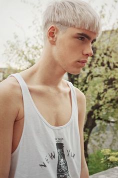 Bleached Bowl Bowl Cut Men, Hair For Men, Mens Hair Trends, Corte De Cabelo Masculino, Bowl Cut, Alternative Hair