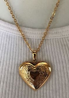 Cozy Mood, Mixing Metals, Gold Heart Locket, Heart Locket Necklace, The Perfect Guy