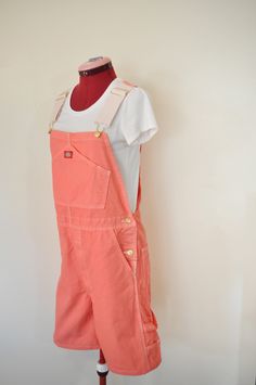 Item# 231125 Overalls are a great garment for theater, halloween, anime, cosplay costumes, Gardening, team sporting events, game day, dance attire or for your personal comfort.  I offer upcycled pairs that have been dyed or new pairs that can be ordered per size and color! ABOUT OVERALLS:  Overalls are loose fitting. The waist measurement is about 1-2 inches larger than what you would normally wear.  Adult Small 32-34" waist.   Medium 34-36" waist,  large 36-38 waist and  XL are 38-42 waist.  DE Fitted Cotton Bottoms For Cosplay, Painters Overalls, Pink Overalls, Dance Attire, Pink Dye, Bib Overalls, Waist Measurement, Denim Overalls, How To Dye Fabric