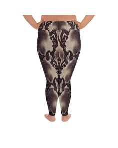 Celebrate your stylish individuality the next time you strike a yoga pose in the Gearbunch Anaconda Snake Skin Plus Size Leggings, printed in range of earthy brown colors,These leggings have a wide waistband and a body-flattering fit that will make you feel super comfortable even during the most intense workouts.Be Happy, Be Bright, Be You with Gearbunch Available in sizes XXL (2XL), XXXL (3XL), XXXXL (4XL), XXXXXL (5XL), XXXXXXL (6XL) Tight Brown Activewear For Yoga, Brown Full-length Activewear For Yoga, Full-length Brown Activewear For Yoga, Full Length Brown Activewear For Yoga, Full Length Brown Yoga Activewear, Brown Stretch Leggings For Yoga, Brown Stretch Yoga Pants, Stretch Brown Yoga Pants, Brown Athleisure Leggings For Yoga