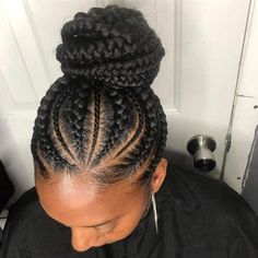 Braids Into A Bun, Single Braids Hairstyles, Goddess Braids Updo, Black Hair Updo Hairstyles, Dutch Braid Hairstyles, Twisted Hair, Protective Hairstyles For Natural Hair, Goddess Braids Hairstyles