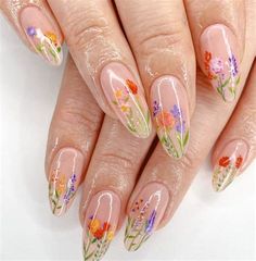 Spring Nails 2024 Flowers Misti Teodora Flower Pattern Nails, Floral Nail Designs, Nail Pictures, Flower Nail Designs, Floral Nail Art, Flower Nail, Spring Nail Art, Nail Patterns, Flower Nail Art