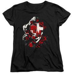 This It Chapter 2 Come Back women's t-shirt, has a creepy monster overlay on Pennywise's clown face on the front. Front print only. 100% Cotton - Preshrunk Printed in the USA Officially Licensed Merchandise It Shirt, 2 Movie, Back Women, Come Back, Black Tee, Rocker, Short Sleeve Tee, Womens Shirts, Tee Shirts