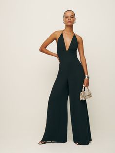 A one and done kind of thing. Shop the Michelle Jumpsuit, a sustainable jumpsuit from Reformation. Cruise Fits, Chic Over 50, One And Done, Formal Jumpsuit, Evening Jumpsuit, Swimwear Dress, Vintage Inspired Dresses, Fashion 2024, Sewing Project