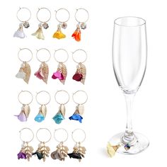 PRICES MAY VARY. Set of 16 Charms: Elevate your hosting game with this set of 16 exquisite wine glass charms. You get 16 designs in 4 sets, including pearls with golden leaves, floral rings with gems in the shape of cubes, as well as greenery with golden hues. Very elegant, demure and versatile for your celebrations. Elegant Design: The combination of gold detailing and floral pearls exudes a sense of elegance, making these drink markers a perfect fit for your events. Fit for Most Occasions: Per Decorations For Bridal Shower, Champagne Bachelorette, Charms For Wine Glasses, Wine Glass Charm Favors, Birthday Champagne, Personalized Wine Glass Charms, Drink Markers, Wine Markers, Personalised Wine Glass Charms