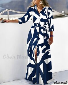 Color: dark blue, Size: S(4) Shirt Dress Fall, Robes Glamour, Split Long Dress, Fit Couple, Laced Up Shirt, Dress Women Elegant, Women's Robe, Maxi Dress Navy, Maxi Shirt Dress