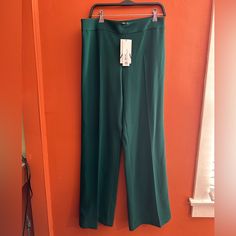 Nwt Zara High Rise Wide Leg Pants Waist 17” Inseam 33.5” Green Long Pants For Office, Green Wide Leg Bottoms For Office, Green Wide Leg Office Bottoms, Zara Full Length Dress Pants For Work, Green Full Length Workwear Bottoms, Zara Green Ankle-length Wide Leg Pants, Zara Full-length Bottoms For Workwear, Zara Green Fitted Wide Leg Pants, Zara Fitted Green Wide Leg Pants