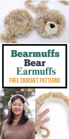 This bearmuffs pattern is a fun DIY project for the winter! It’s super cute and the faux fur yarn makes wearing them feel like two tiny bear hugs on your head. This project is very quick, but requires using hot glue and also a little experience working with fluffy yarn.