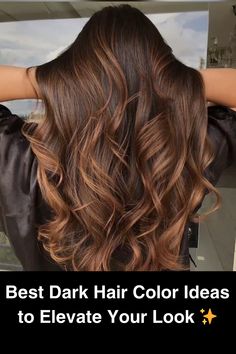 Discover the best dark hair color ideas that will give your locks a stunning makeover! Whether you’re looking for deep, rich shades or subtle highlights, these trendy options for 2024 will help you find the perfect look. Get inspired and transform your hair with these must-try colors! #DarkHairGoals #HairInspo #2024Trends