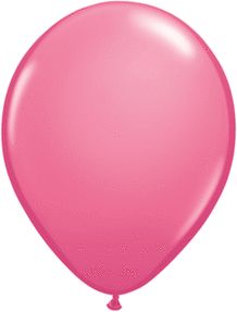 a pink balloon is shown on a white background