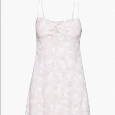 City Lights Aritzia Minidress In White/Birch Floral Print Nwt Bohemian Mini Dress, Sweetheart Neck Dresses, Grey Long Sleeve Dress, Linen Shift Dress, Light Dress, Midi Slip Dress, White Birch, Long Sleeve Shift Dress, 4 Dresses