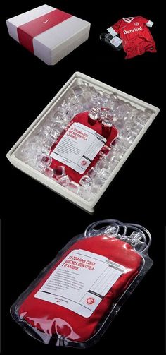 the packaging design is designed to look like it has been wrapped in plastic and red ribbon