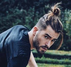 30 Best Men’s Ponytail Hairstyles 2024 FashionBeans Hair Stations, Man Bun Hairstyles, Classy Teen, Asian Drawing, Undercut Men, Widows Peak, Mens Hairstyle, Modern Punk, Top Knot Hairstyles