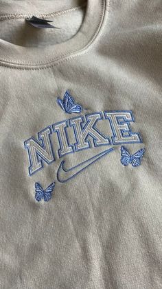 Cute Nike Outfits, Embroidery Hoodie, Nike Pullover, Nike Sweatshirt, Cute Shirt Designs, Hoodies Art, Nike Vintage, How To Earn Money