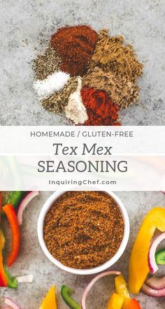 homemade and gluten - free tex mex seasoning recipe