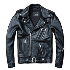 Features: Style: Casual/Designed Occasion: Daily/Outdoor Material: Genuine Leather Neckline: Turnover Collar Sleeve Type: Long Sleeves Pattern: Zipper Pocket Type: Leather Jackets for Men Season: Fall/Spring/Winter Size Bust Length cm inch cm inch S 94 37 63 25 M 98 39 64 25 L 102 40 65 26 XL 106 42 66 26 2XL 110 43 67 26 3XL 114 45 68 27 4XL 118 46 69 27 Urban Leather Jacket For Business In Fall, Urban Leather Jacket For Fall Business Wear, Leather Biker Jacket For Fall Streetwear, Fall Leather Biker Jacket For Streetwear, Leather Outerwear For Fall Urban Adventures, Urban Business Leather Jacket, Edgy Leather Business Outerwear, Edgy Business Winter Outerwear, Edgy Winter Business Outerwear