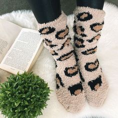 Keep your toes cozy and warm all winter with Women’s Fuzzy Leopard Socks from Marleylilly. Warm Cozy One Size Socks, Cozy Warm One Size Socks, Warm Cozy One-size Socks, Cozy Warm One-size Socks, Cozy Socks For Stocking Stuffer, Comfortable Cozy Socks For Stocking Stuffers, Cozy Warm Socks With Cozy Fit, Cozy Warm Socks For Loungewear, Cozy Fit Warm Socks