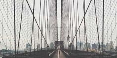 an image of the brooklyn bridge in new york city