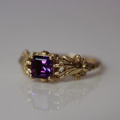 Mystical Gemstone Rings For Collectors, Mystical Collectible Gemstone Rings, Mystical Purple Promise Ring Jewelry, Purple Amethyst Promise Ring With Intricate Design, Purple Amethyst Ring With Intricate Design For Promise, Mystical Purple Promise Ring, Mystical Amethyst Promise Ring, Fantasy Style Amethyst Purple Jewelry, Fantasy Style Purple Amethyst Jewelry