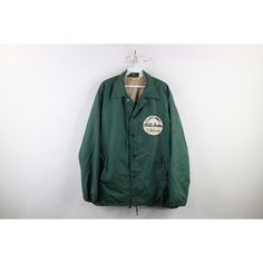 Vintage 70s Streetwear Mens XL Thrashed Lined Coach Coaches Jacket Green USA Mens Jacket Hole left pocket, mended right pocket. Stains throughout. Buttons tarnished. Collar and cuffs blemished. Inner lining. discolored. Color faded. Cuffs stretched out. USA made Mens size XLarge (no tags, see measurements) Measurements are: 24 inches underarm to underarm 29.5 inches top to bottom Green Nylon Blend US Shipping is FREE, Canada is $15 and International is $24 Check out my other items in my store! L350 Vintage Green Windbreaker For Fall, Vintage Green Long Sleeve Sport Coat, Vintage Green Cotton Windbreaker, 70s Streetwear, Coaches Jacket, Streetwear Mens, Coach Jacket, Jacket Vintage, Vintage Coach