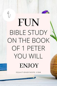 Fun bible study on the book of 1 Peter you will enjoy. Peter Bible Study, Books In The Bible, Peter Bible, Best Study Bible, Youth Bible Study, Bible Study Materials, About Bible, Inductive Bible Study, Bible Studies For Beginners