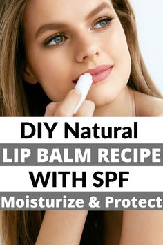 An amazing DIY. Thanks so much for sharing. I am looking for something with SPF to make for my kids when we go on vacation. This made plenty of lip balm for us. Diy Natural Lip Balm, Dry Lips Remedy, Natural Lip Balm Recipe, Winter Lip Balm, Chapped Lips Remedy, Lip Balm Recipe