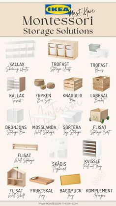 a poster with different types of wooden furniture