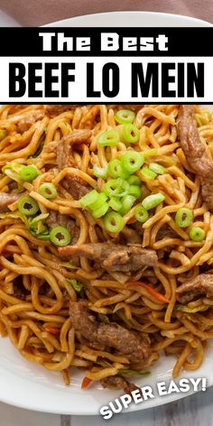 the best beef lo mein recipe is here