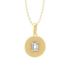 14K Yellow Gold Lab Grown Diamond Pendant Necklace (0.13 cttw, D-F Color, VS Clarity) Lab Grown Diamond Pendant Necklace | 14K Yellow Gold Jewelry for Women 0.13 cttw Emerald Cut Lab Grown Diamonds (VS Clarity, D-F Color) Lab Grown Conflict Free Lab Grown Diamonds 14K Yellow Gold Lab Grown Diamond Pendant Necklace Crafted with Sustainable Processes. Free Gift Box Ideal Gift for Someone Special or to Treat Yourself Araiya Fine Jewelry Manufactures with a Focus on Quality, Value and Sustainability                                                         Araiya Fine Jewelry            PAYMENT We only accept payment via eBay Payments Please sent the payment to us within 8 days after the auction has ended, or you will have unpaid case auto open by eBay. SHIPPING We will ship all items within 5 b Classic Charm Necklace For Anniversary, 14k Gold Medallion Necklace With Box Chain, Anniversary Necklace With Box Chain And Round Pendant, Box Chain Necklace With Round Pendant For Anniversary, Classic May Birthstone Jewelry, Tarnish Resistant, Classic May Birthstone Jewelry Tarnish Resistant, Classic May Birthstone Jewelry, 14k Gold Initial Pendant Necklace With Box Chain, 14k Gold Initial Pendant Jewelry With Box Chain