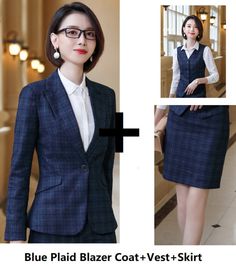 Working ladies, if you are looking for a fashionable business suit, then you are in the right place. This workwear that is made of polyester and spandex fabric is the perfect option to fetch some extra attention. Comes as a set of notched collar blazer and pants, this plaid pattern suit will keep you comfortable all day long.

Specifications
Brand Name: GeraldBlack
Material: Polyester
Material: Spandex
Material Composition: Polyester+Spandex
Clothing Length: Regular
Model Number: 19110/066/5502/ Japanese Office, Formal Fashion Women, Fashion Formal, Formal Office, Lady Style, Office Fashion Women, Fashion Catalogue, Business Suit, Notched Collar