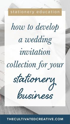 stationery education how to developing a wedding information collection for your stationery business