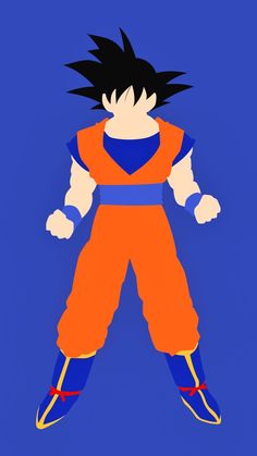 a paper cut out of gohan from dragon ball super broly on a blue background