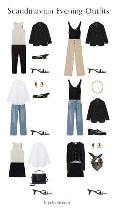 Minimalist Outfit Ideas, Scandinavian Outfit, Minimal Stil, Capsule Wardrobe 2022, Chic Capsule Wardrobe, Minimalist Wardrobe Capsule, Scandi Fashion, Capsule Wardrobe Women