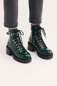 Short Combat Boots, Combat Boots Shorts, Timberland Boots Outfit, Women's Motorcycle Boots, Green Boots, Lace Up Combat Boots, Faux Leather Boots