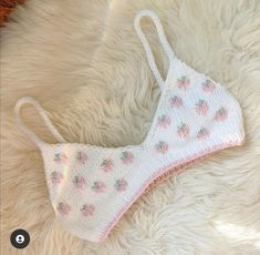 Bandana Top, Fun Crochet Projects, Pink Yarn, Diy Crochet Projects, Diy Knitting