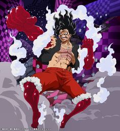 Luffy Gear 4 Snake Man Wallpaper, One Piece Snake Man, Luffy 4th Gear, Snake Man Luffy