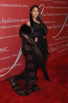 nicki mina at the fashion group international's 5th annual celebration in new york city