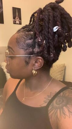 Rope Twist Locs, Rope Twist Locs Styles, Cute Loc Styles, Loc Twist, Locs Journey, Down Styles, Twist Locs, Locs Styles, Rope Twist