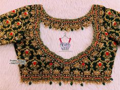 Aari Design, Blouse Embroidery, Wedding Blouse Designs, Aari Work Blouse, Heavy Work, Birthday Balloon Decorations, Wedding Blouse