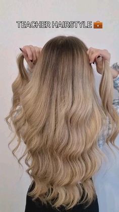 @poppy_hairstyles Low Ponytail Ideas, Trendy Ponytail, Ponytail Hairstyle Ideas, Easy Formal Hairstyles, Ponytail Ideas, Easy Work Hairstyles, Office Hairstyles, Ponytail Hairstyle