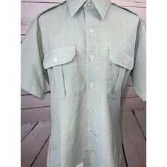 Nwot Propper Military Uniform Tactical Shirt Mens Lightweight Size 16. Tapered Body Green Dress Vintage Vtg. Ag 469 Machine Washable. Two Front Button Close Pockets. Pit To Pit 23", Back Bottom Of Collar To Bottom Of Shirt 32". Two Extra Buttons Included. 75% Polyester 25% Wool Great New Without Tags Condition Makes A Perfect Gift For The Military Man Draft Army Navy Marines National Guard. 021724.C0.18 Tactical Short Sleeve Tops For Outdoor, Military Style Short Sleeve Shirt With Pockets, Military Style Short Sleeve Top With Pockets, Military Short Sleeve Outdoor Shirt, Military Short Sleeve Shirt For Outdoor, Outdoor Military Short Sleeve Shirt, Military Style Short Sleeve Outdoor Shirt, Fitted Military Tops With Pockets, Tactical Shirt