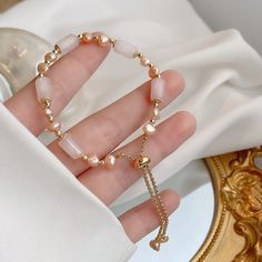 Confidence?Pearl Agate Bracelet freeshipping - Deegnt