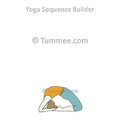 a person laying on their back in the middle of a yoga pose with text that reads,