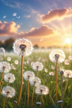 Experience the magic of a dandelion field in this enchanting 3D render. Soft, swaying seeds float on the breeze under a pastel sky, creating a dreamlike atmosphere. #3Dart #dandelions #ethereal Dandelion Field, Pastel Nature, Wispy Clouds, The Dandelion, Afternoon Sun, Lose Yourself, A Sky, Late Afternoon, Hot Spring