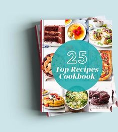 a cookbook with the title 25 top recipes cookbook