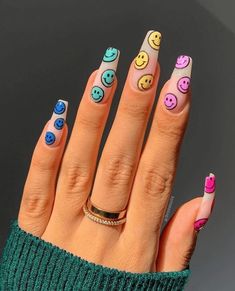 Are you looking for gorgeous spring nail designs? Here you will find the most gorgeous spring nail designs from acrylic, gel, and short nails Cute Nails For Fall, Colorful Nail, Purple Nail, Her Nails, Really Cute Nails, Christmas Nails Acrylic, Nails For Kids, Acrylic Nails Coffin Short