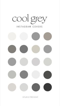 Color palette aesthetic grey colores make up Instagram Story Covers, Beige Color Palette, Grey Palette, Color Palette Challenge, Palette Art, Instagram Highlight Covers